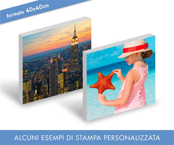 Quadro cm 45x30 personalizzato telaio 2 cm